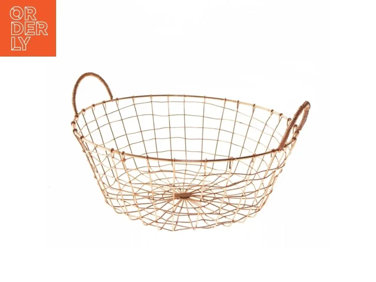 Billede 1 - Metaltrådkurv (str. Ø 35 cm)