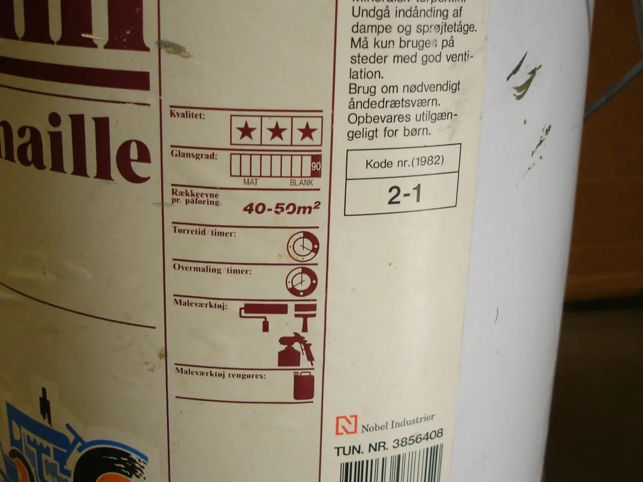 Billede 2 - Maling Sadolin emalje