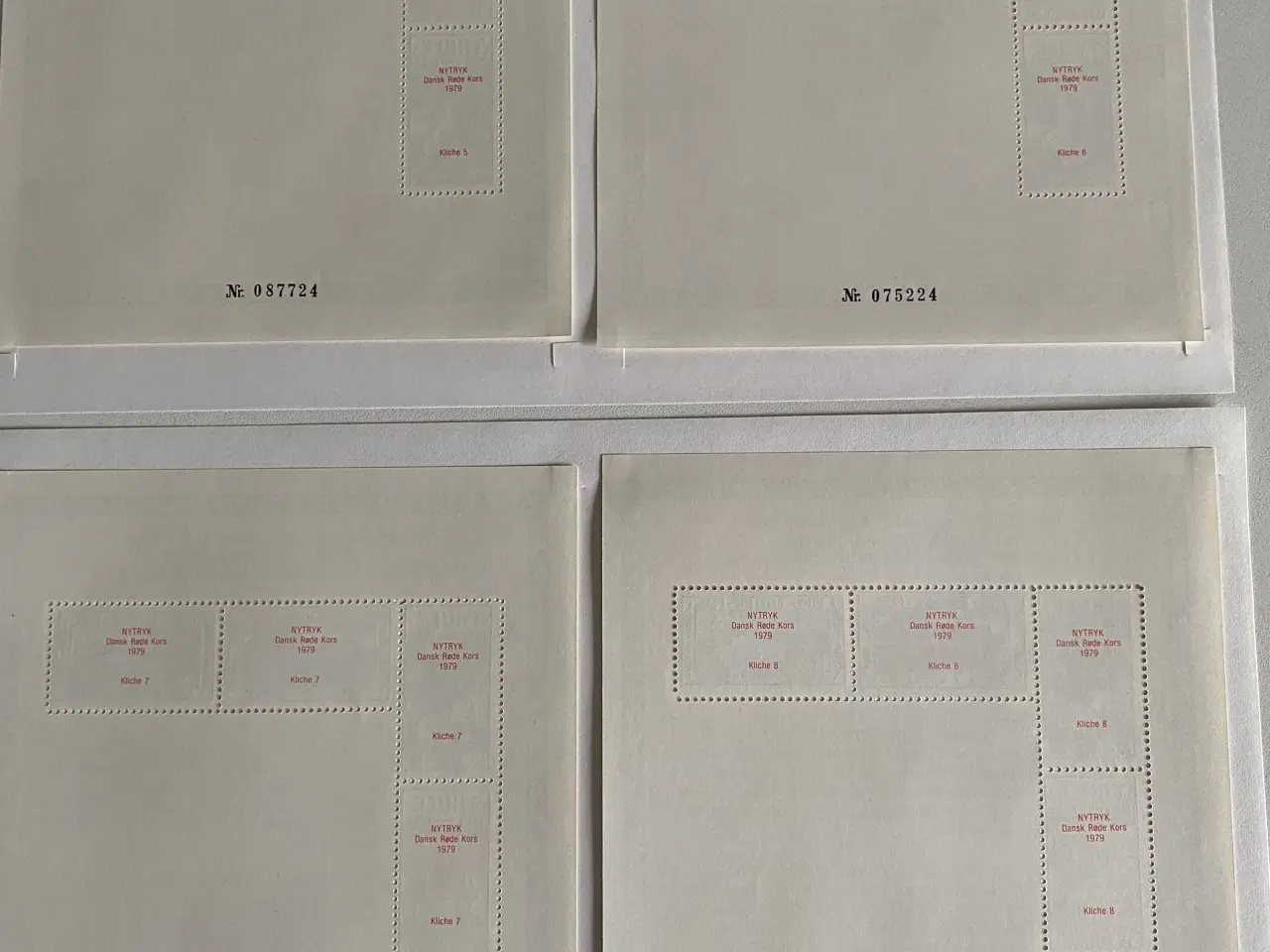 Billede 3 - Thule - Miniark sæt postfrisk 1 til 8 plus 4 andre