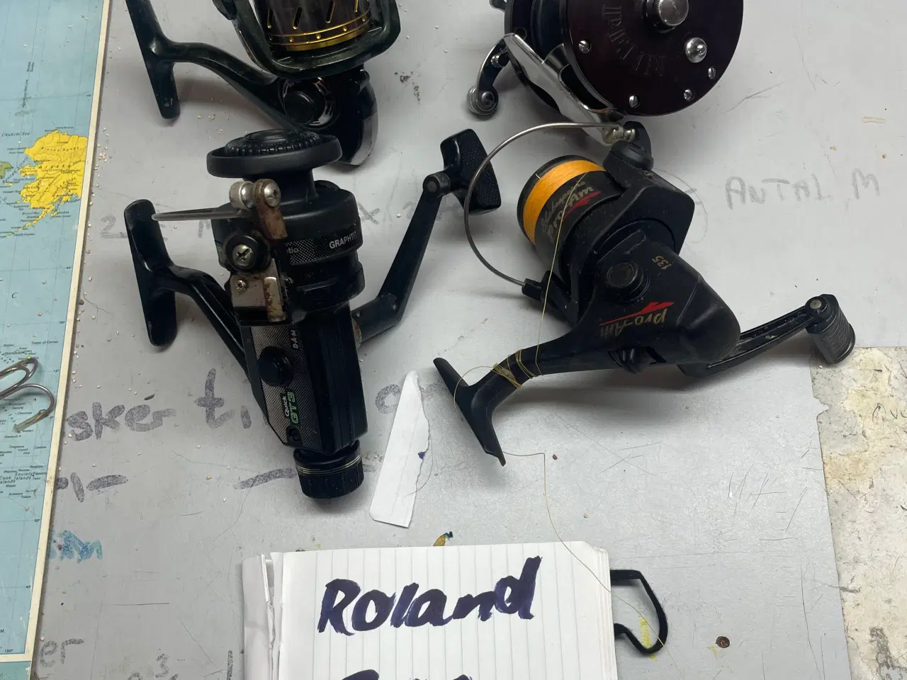 Billede 1 - Diverse fiskehjul. Lot 12