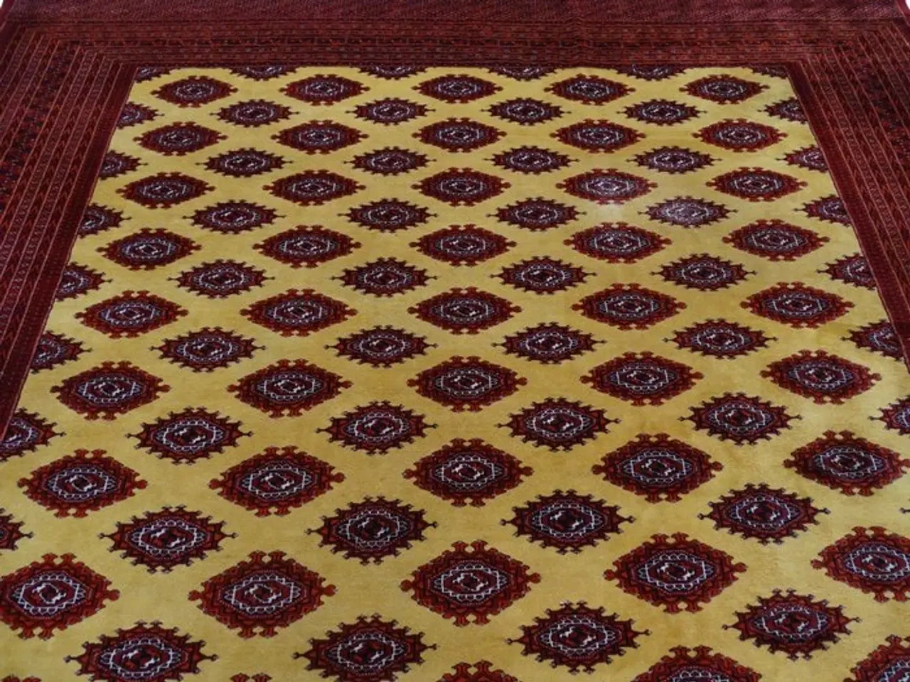 Billede 7 - Pakistansk håndknyttet Buchara tæppe - Certifikat