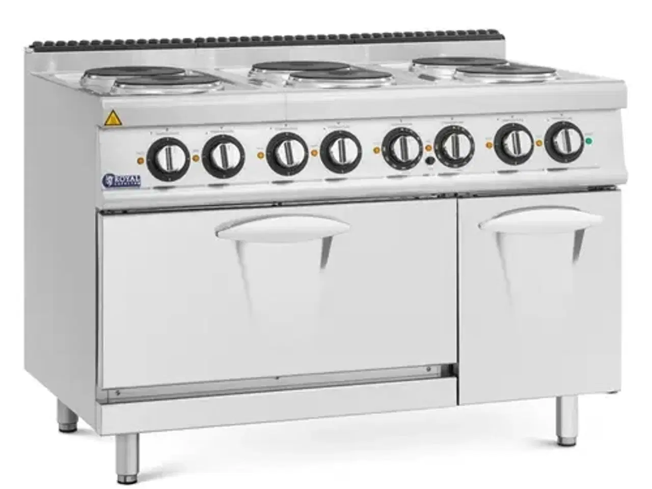 Billede 1 -  Elektrisk Komfur med 6 Kogeplader og El-ovn