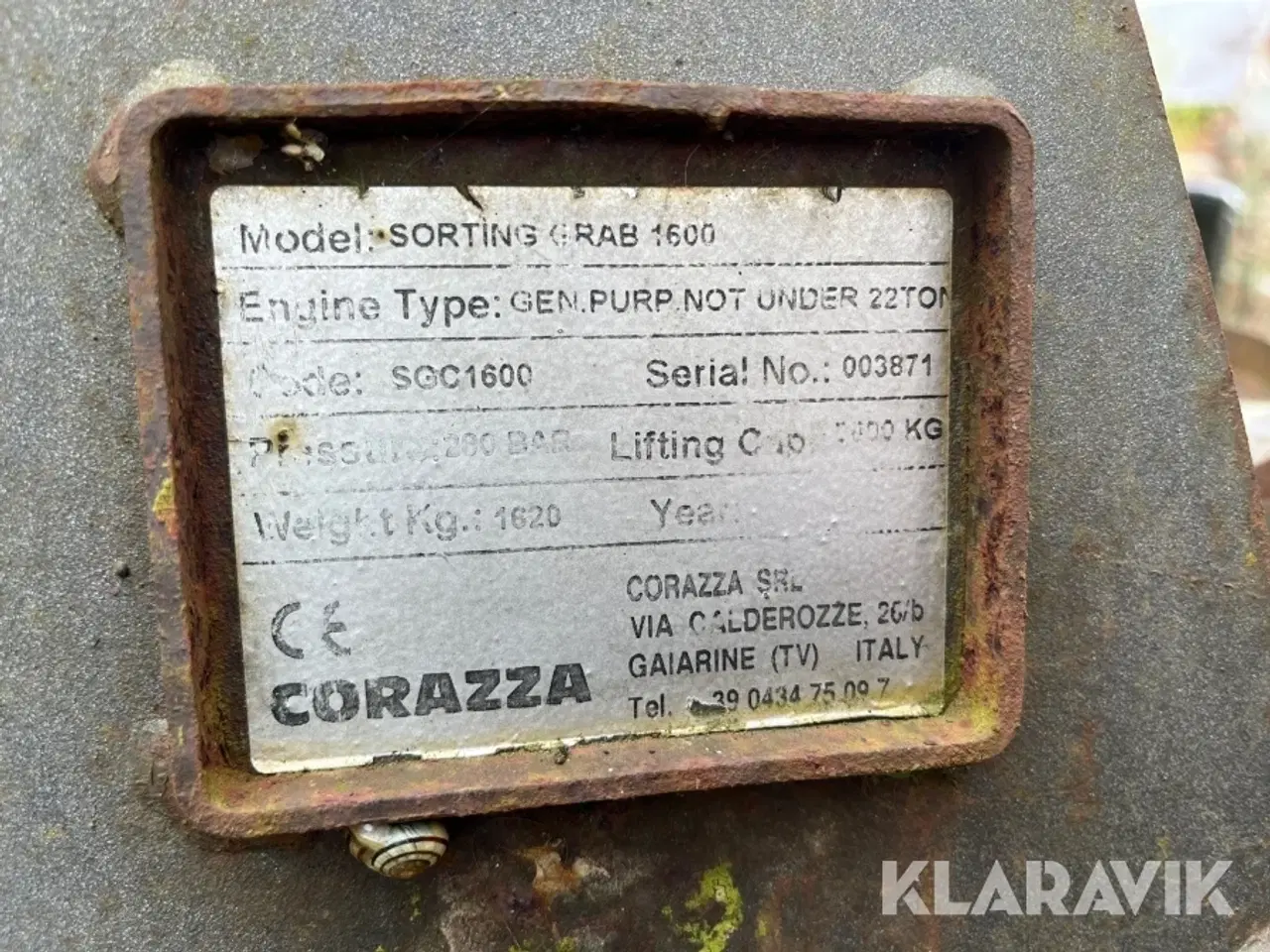 Billede 3 - Sortergrab Corazzo 1600