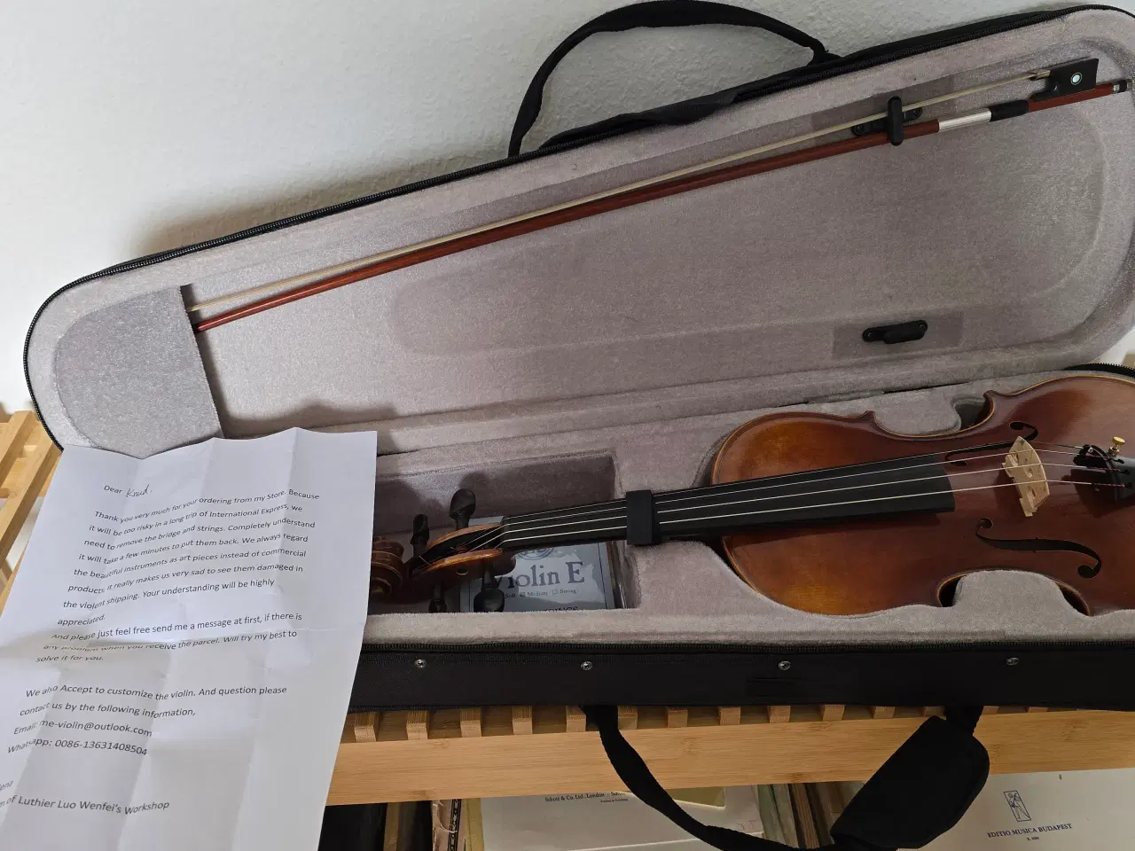 Billede 11 - Violin - kopi af Stradivari 1716 "Messiah"