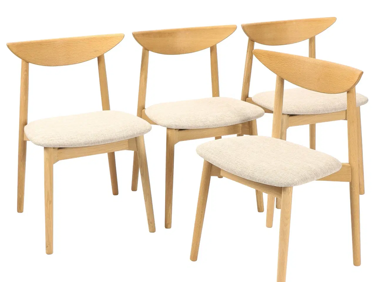 Billede 1 - Sæt på fire smukke stole