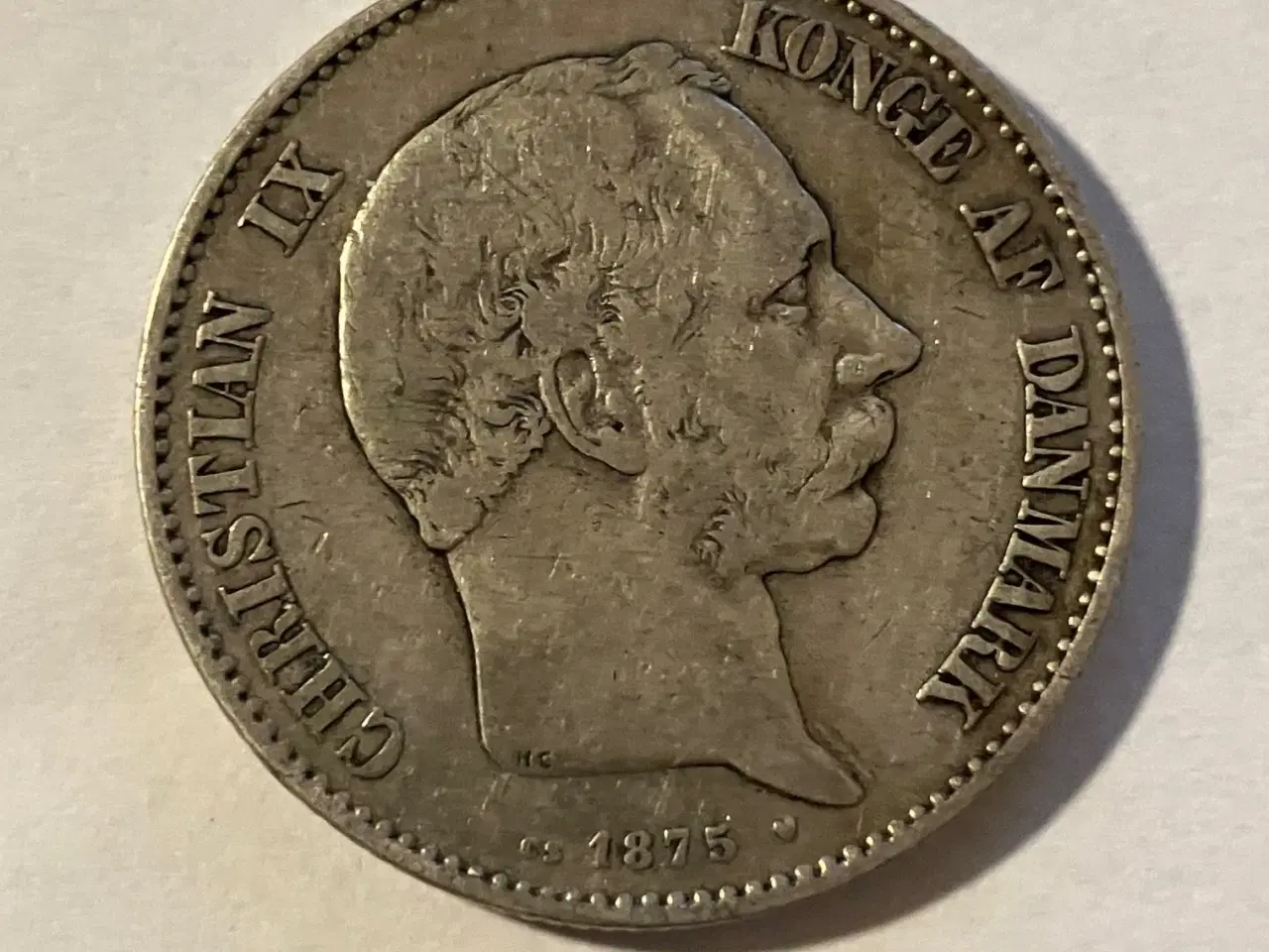 Billede 1 - 2 Kroner 1875 Danmark