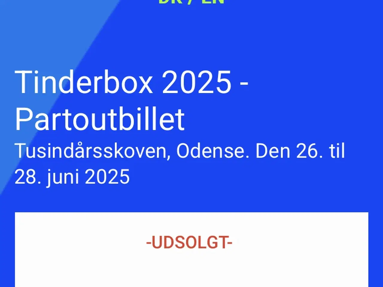 Billede 1 - Tinderbox partout billet
