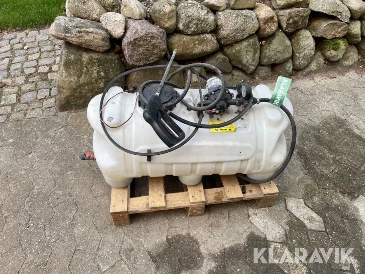 Billede 8 - Transportabel sprøjtetank med pumpe og lanse