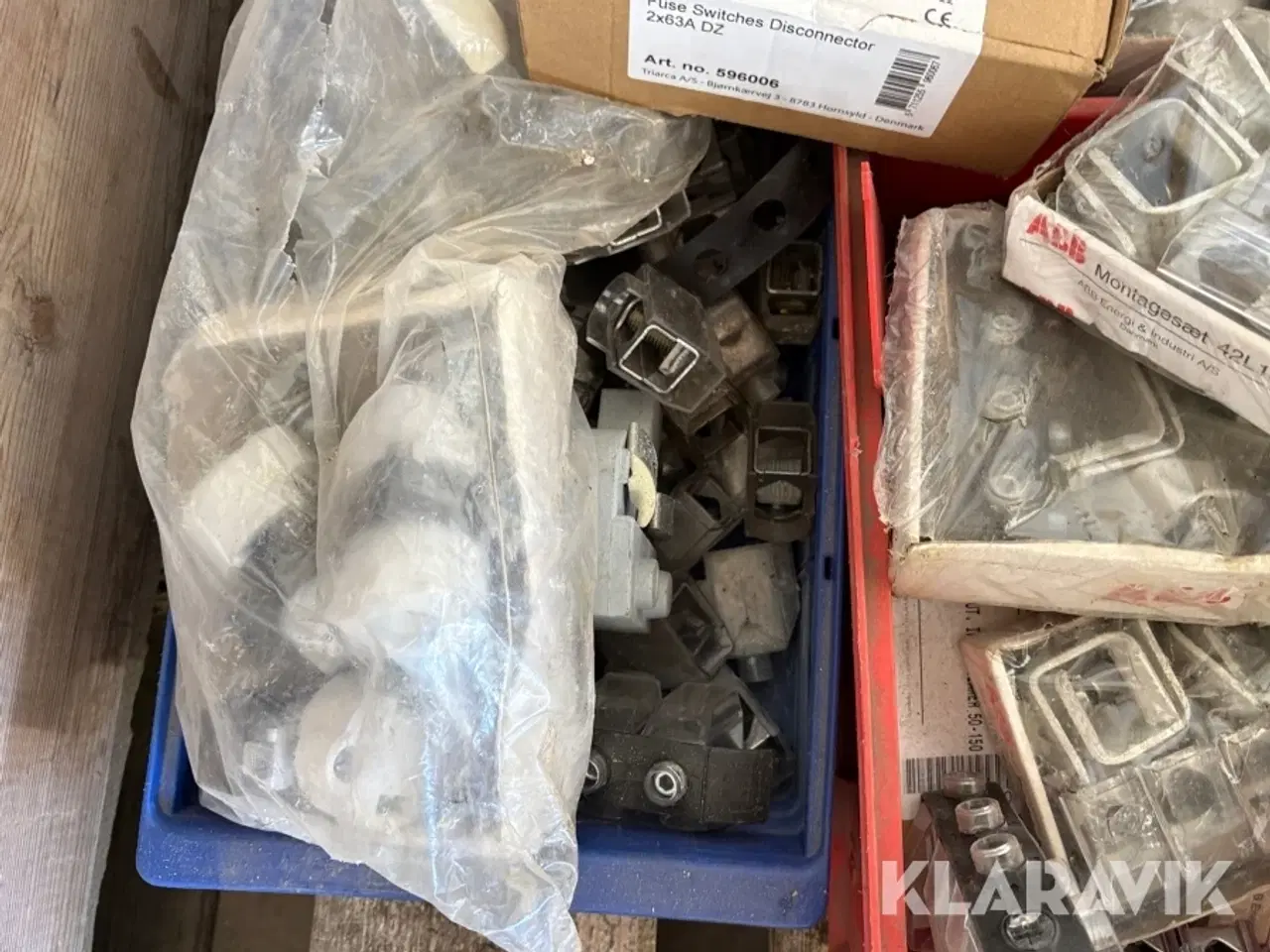 Billede 8 - Elmaterialer blandet lot, 2 paller