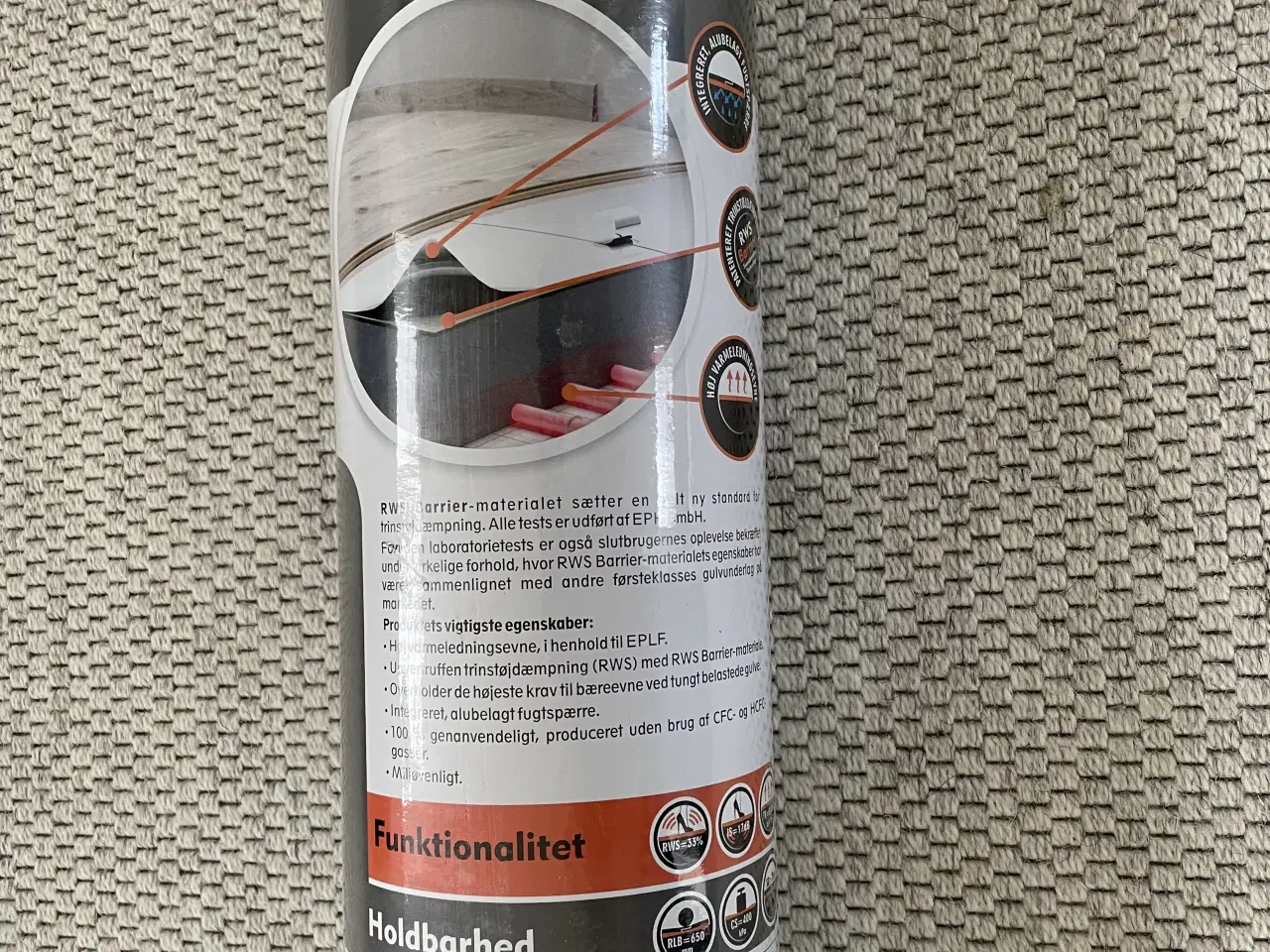 Billede 2 - 7 m2 Alloc laminatgulv hvid ask plus underlag