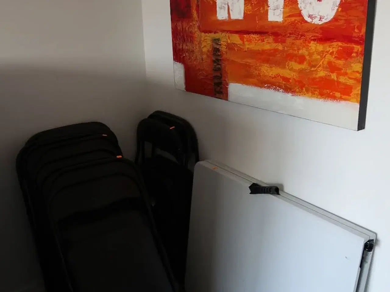 Billede 1 - Klapbord, stole samt maleri