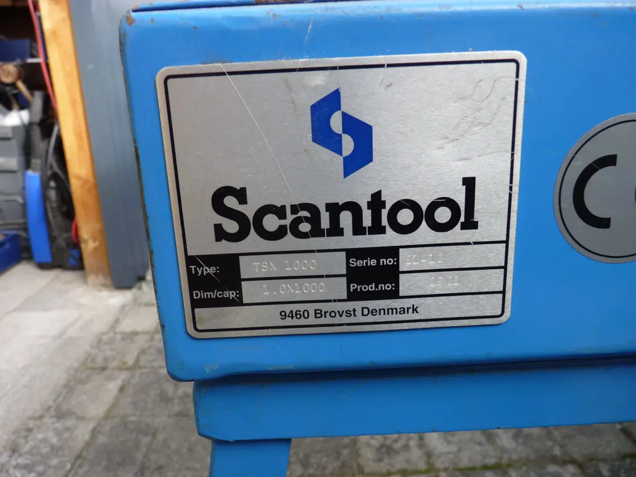 Billede 2 - Kantbukkemaskine samt klippemaskine.