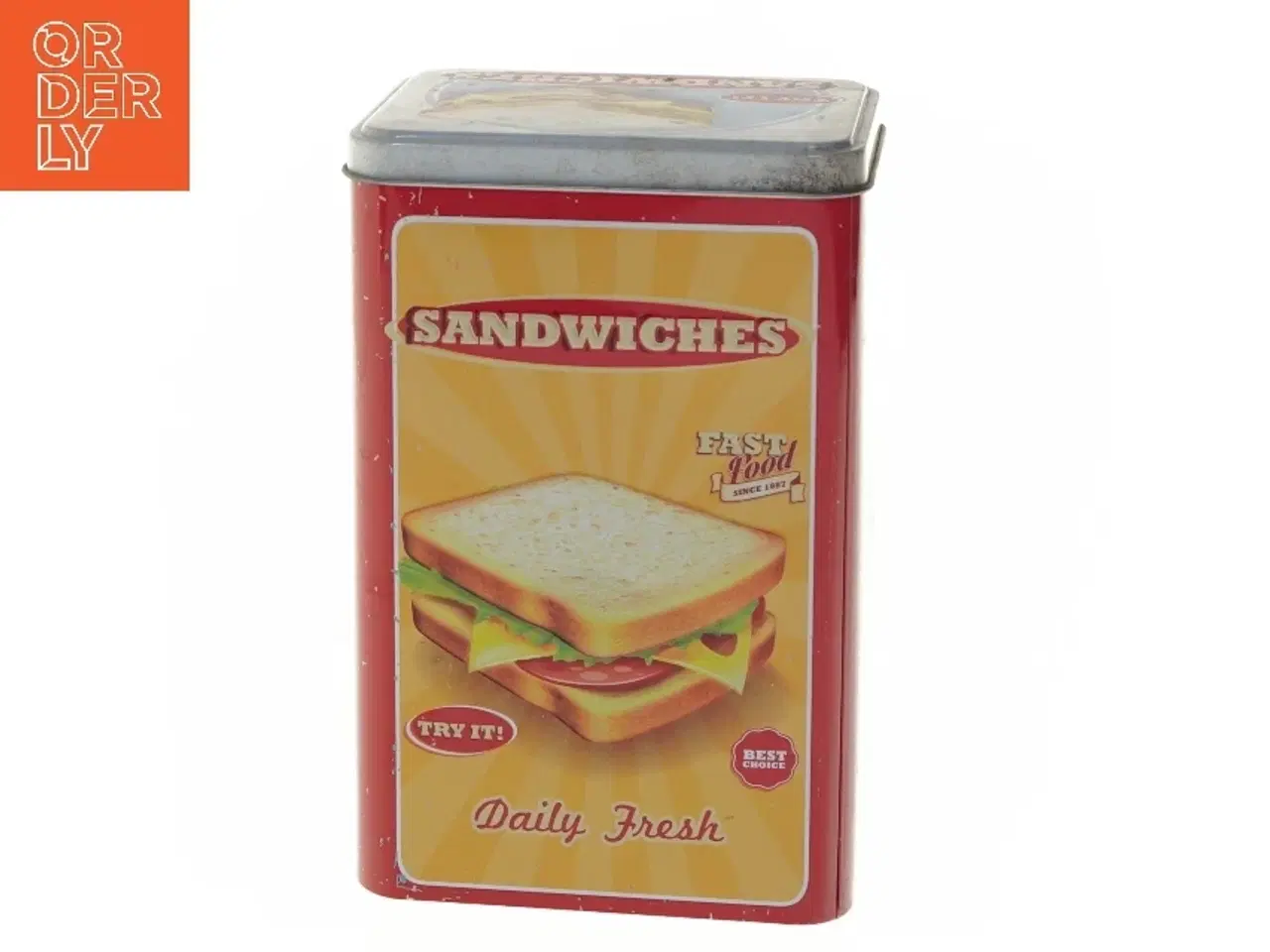 Billede 1 - Metal madkasse fra Honos Verlag (str. 20x13 cm)