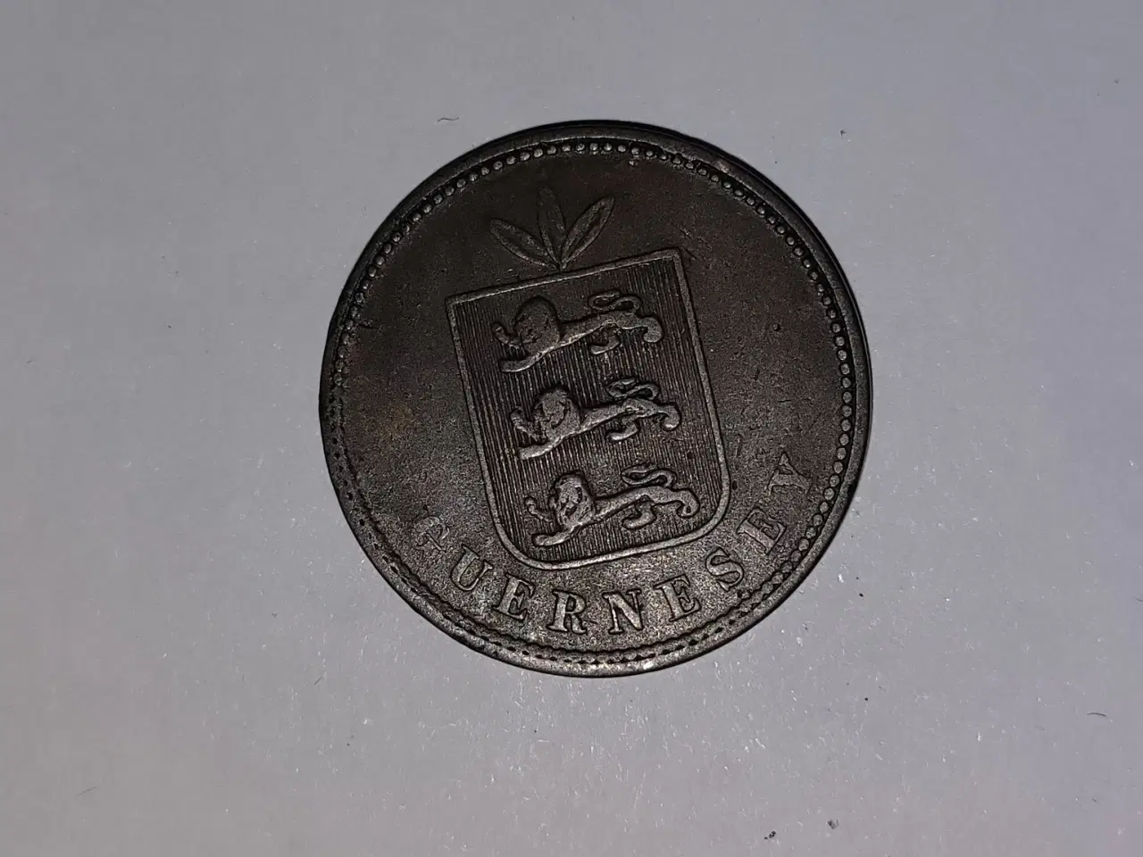 Billede 2 - 4 Doubles 1864 Guernsey