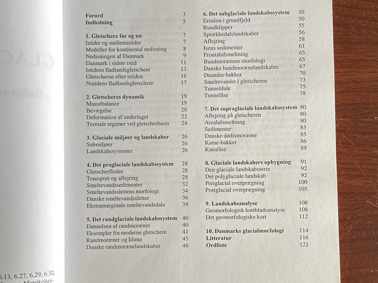 Billede 3 - Glacialmorfologi - fladlandsgletscheren og landska