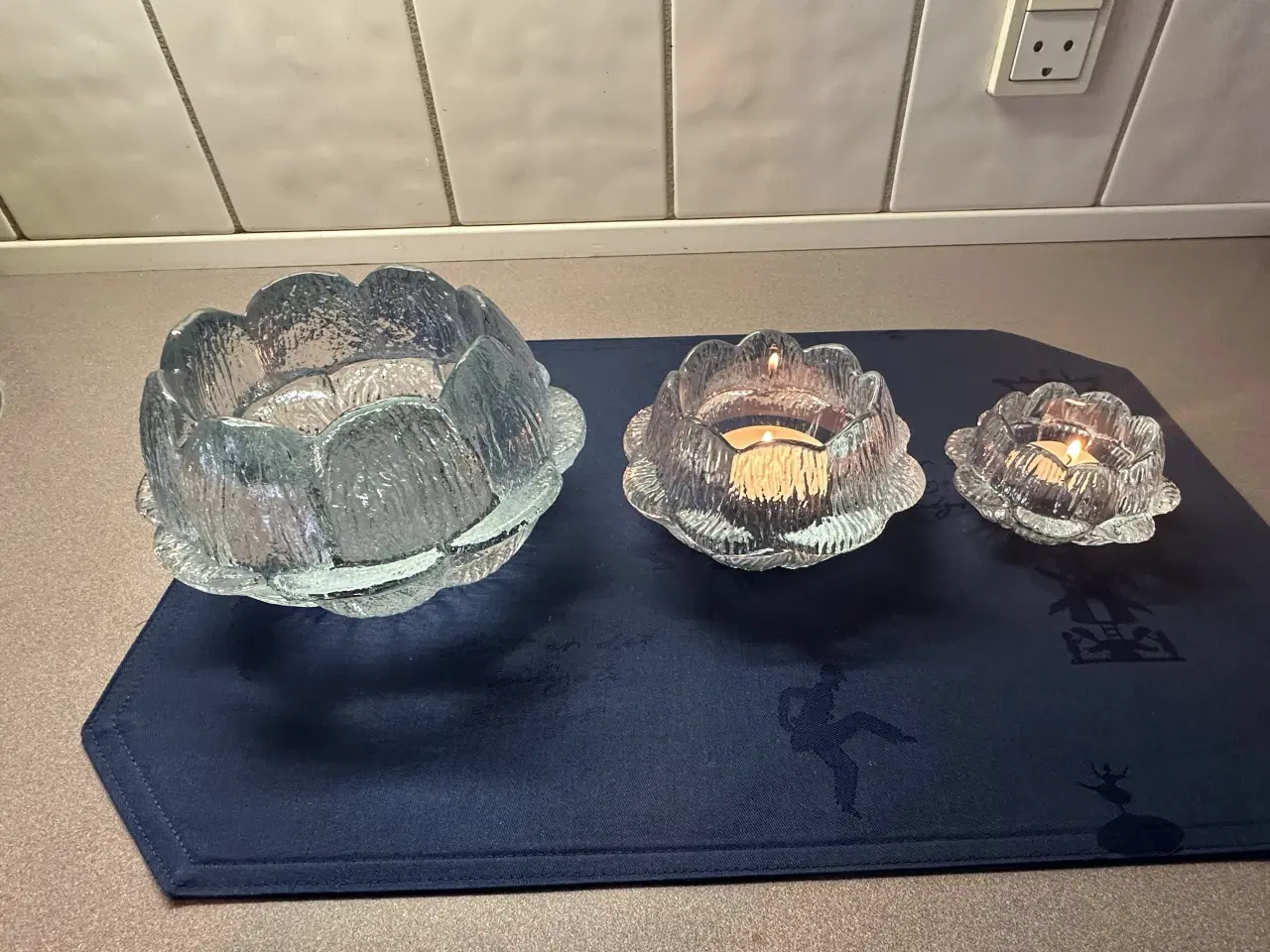 Billede 12 - Holmegaard Åkande Fyrfads lysestager 