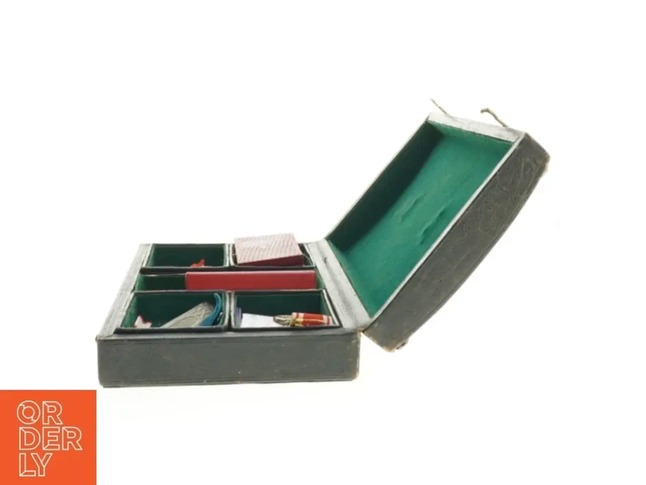 Billede 4 - Gammel medalje- og emblemopbevaringskasse (str. 29x15,5 cm)