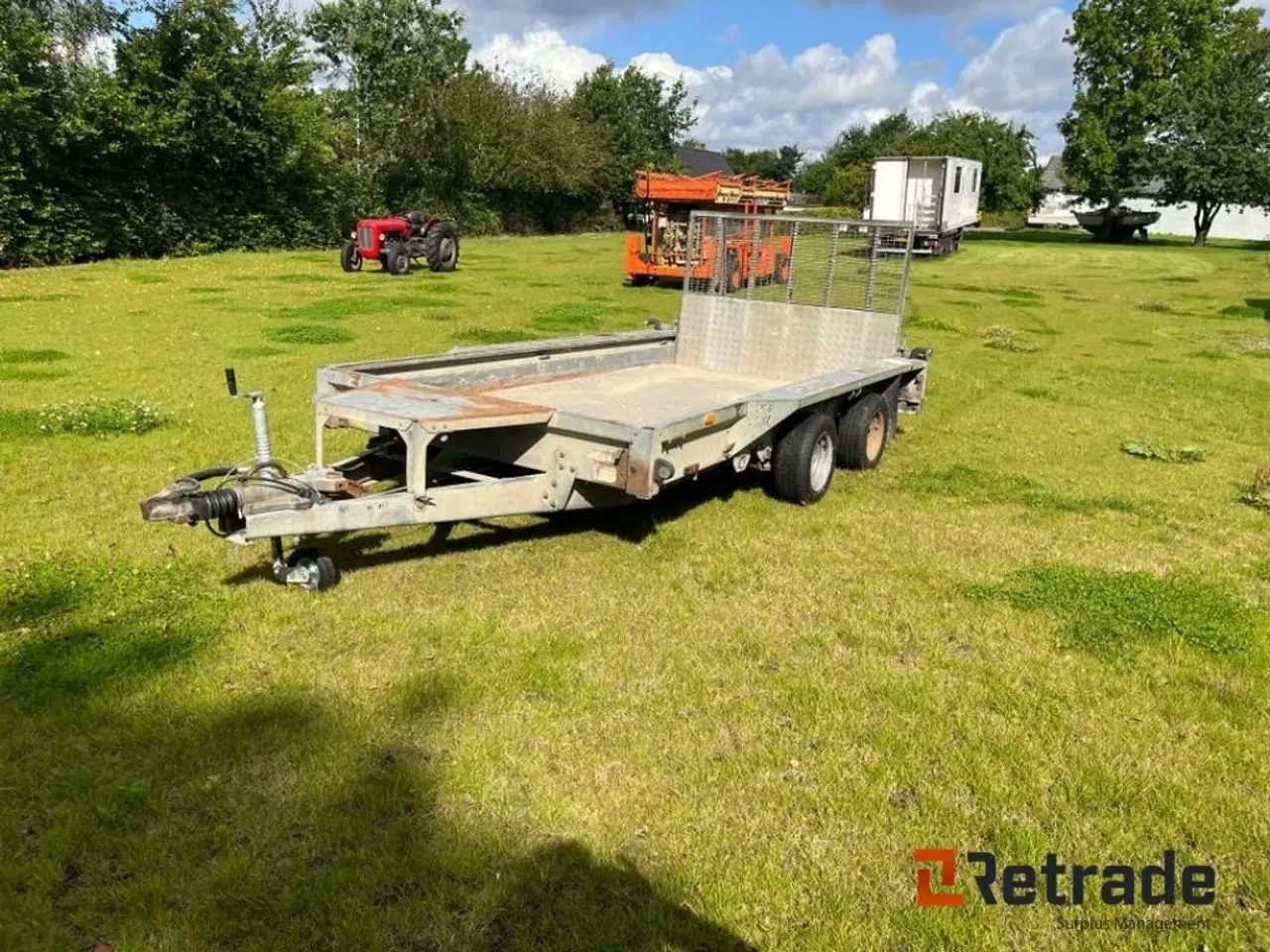 Billede 1 - Ifor Williams GX 126 Saga Maskintrailer