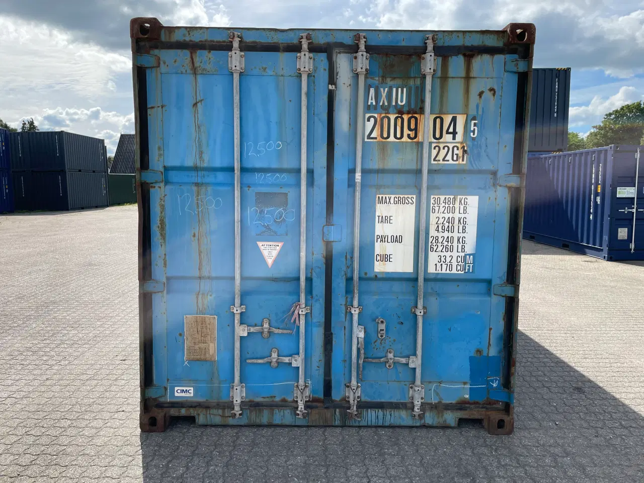 Billede 1 - 20 fods Container- ID: AXIU 200904-5