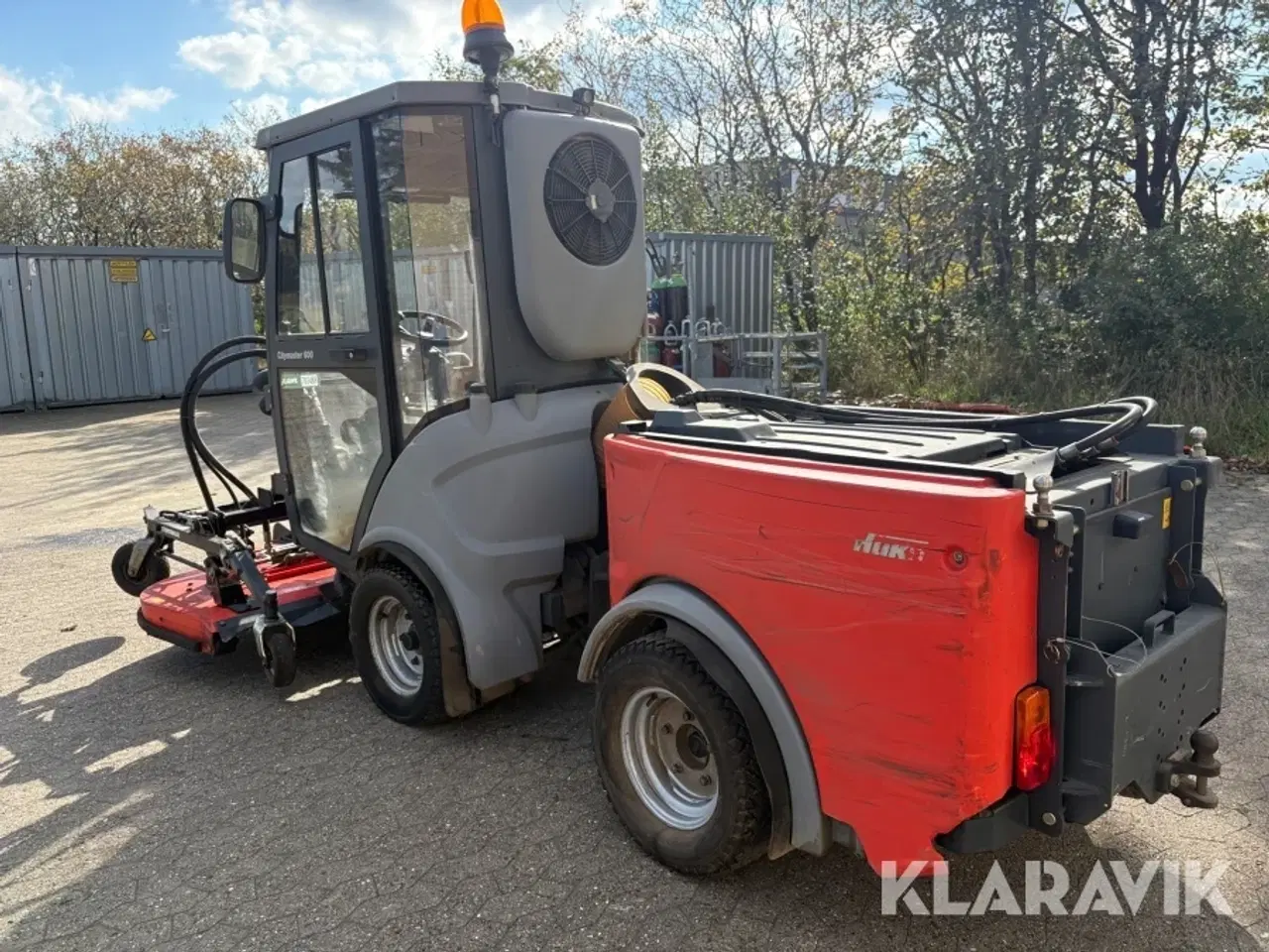 Billede 7 - Redskabsbærer Hako 1470 citymaster 600 med klipper og kost