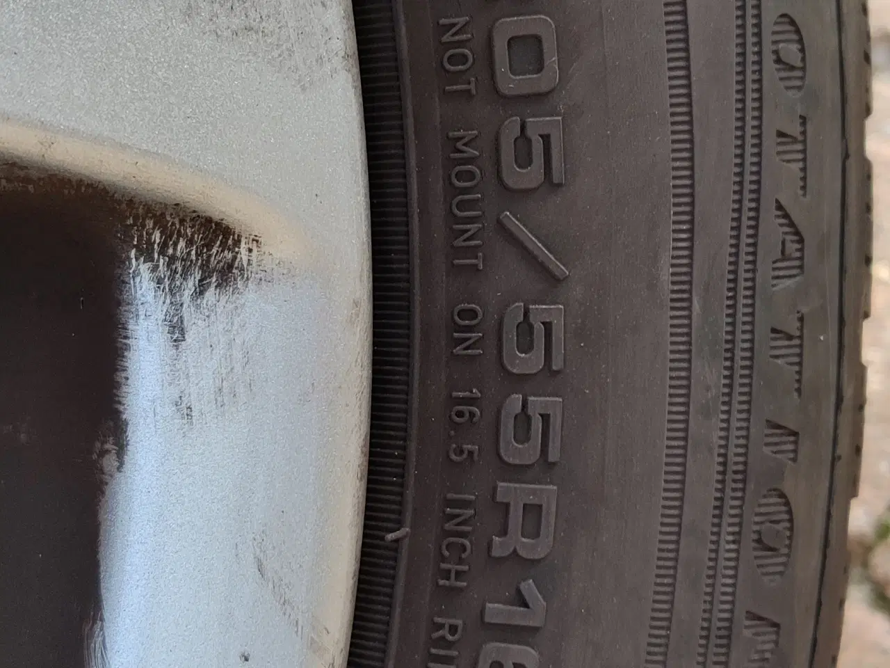 Billede 4 - 16" alufælge med vinterdæk