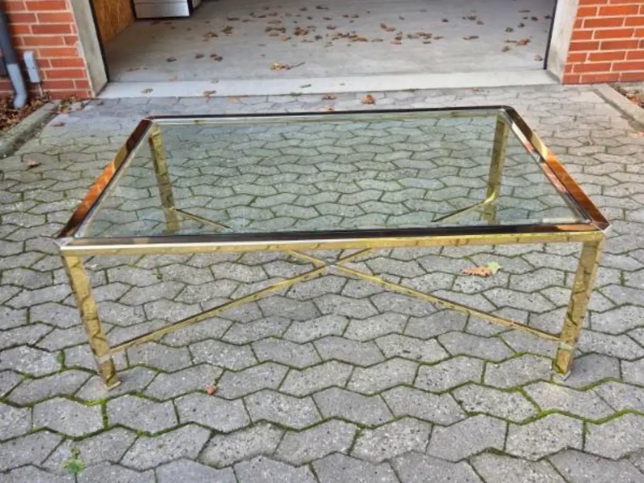 Billede 2 - Sofabord med glasplade