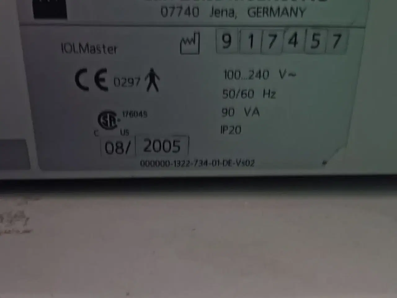 Billede 4 - Optical biometer ZEISS IOL Master