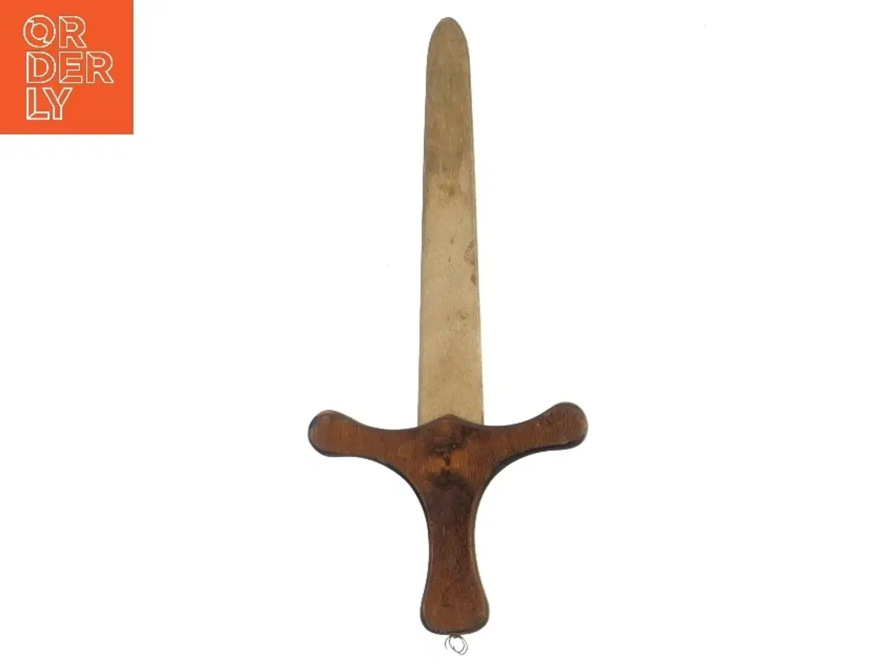 Billede 2 - Træ Sværd fra ridderborg i Italien (str. 36x16,5 cm)