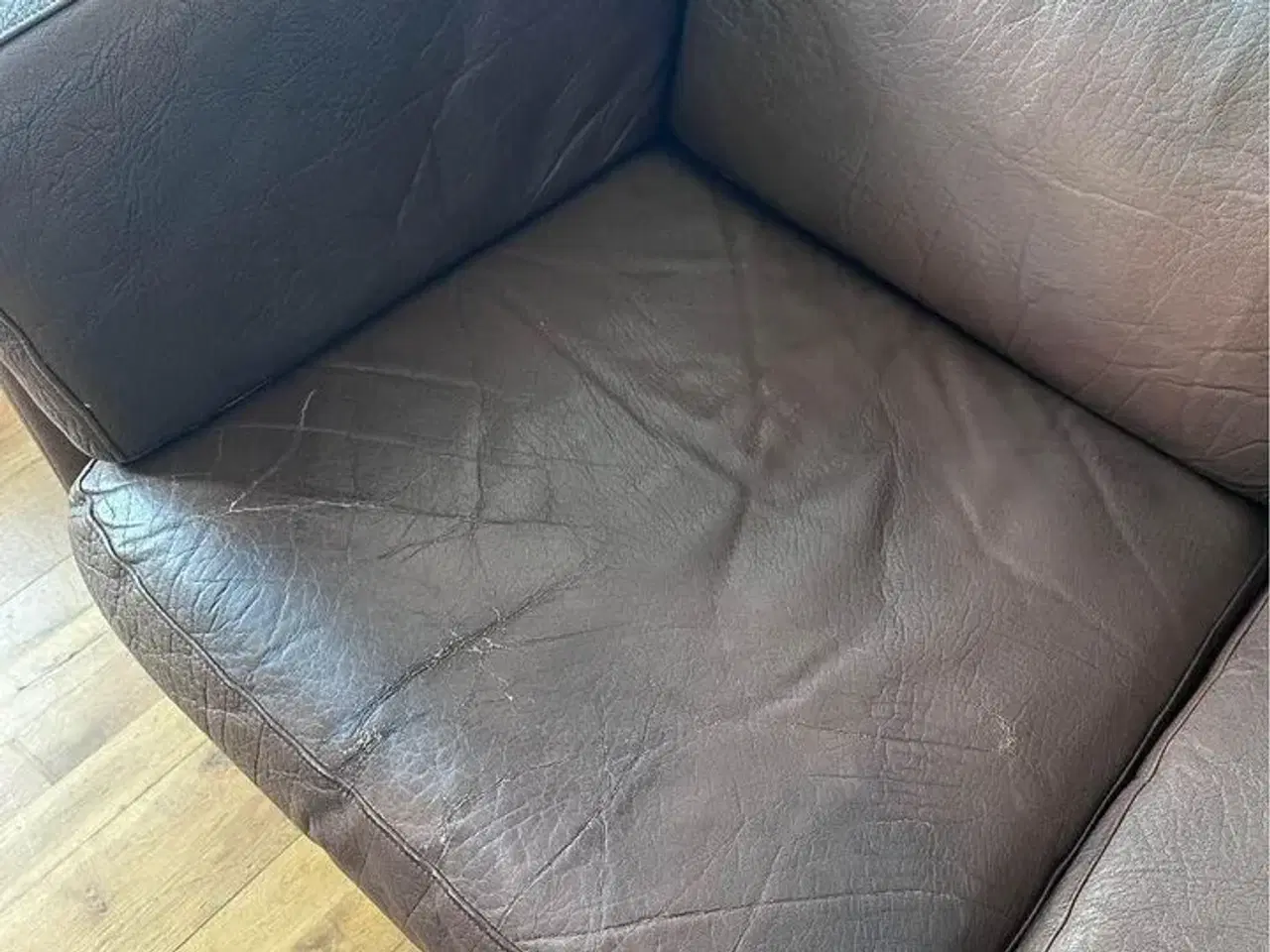 Billede 3 - Læder sofa