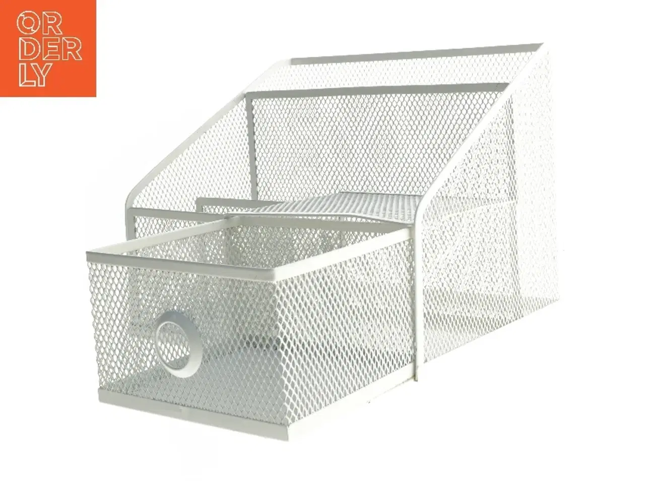 Billede 2 - Metalmesh skrivebordsorganisator (str. 26 x 21 cm)