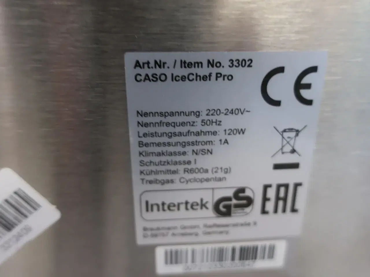 Billede 3 - Isterningsmaskine CASO DESIGN IceChef Pro