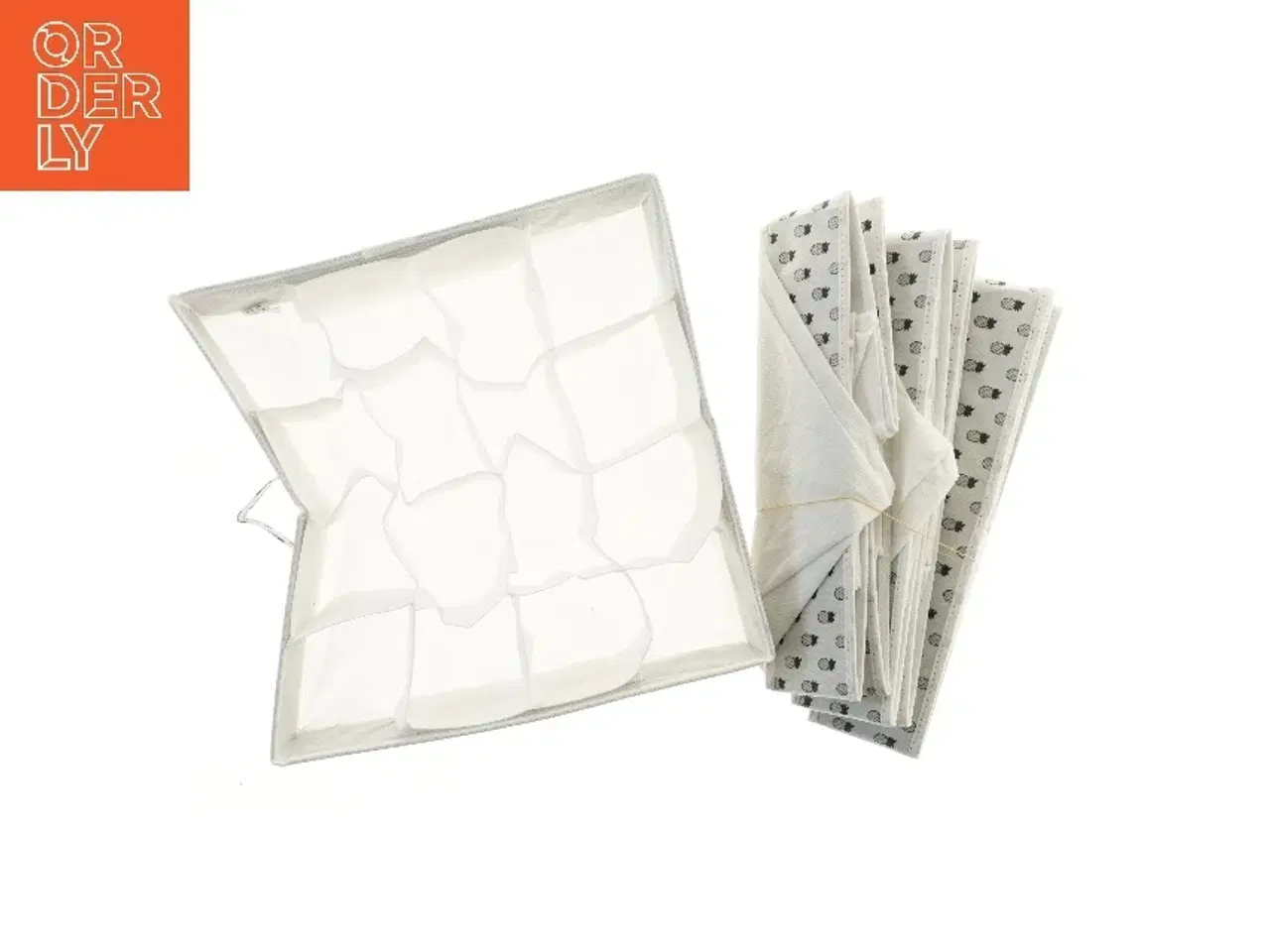 Billede 2 - Organiseringssæt med fire opbevaringsbokse (str. 4 stk 40,5x39,5 cm)