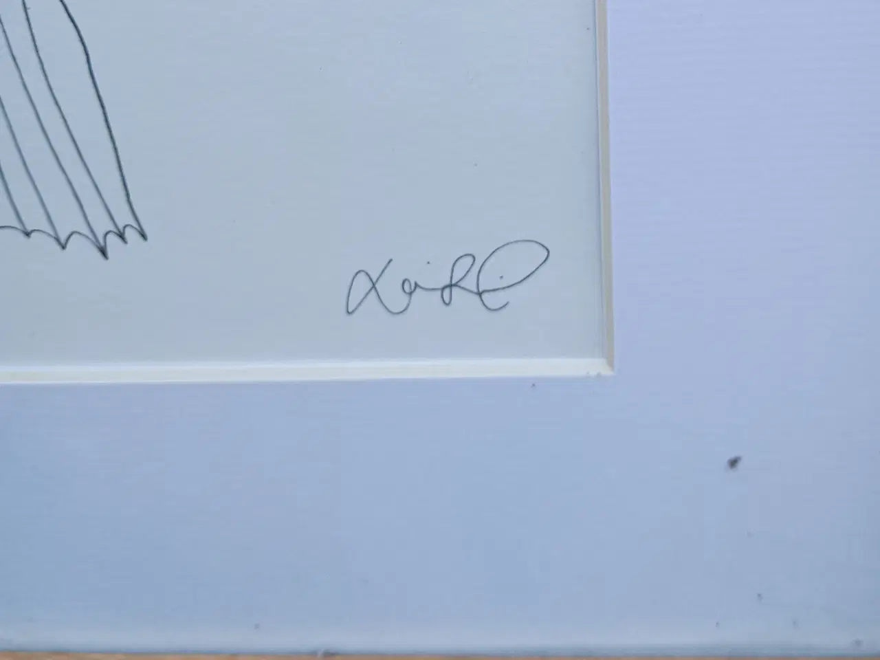 Billede 5 - Nummereret og signeret litografi.