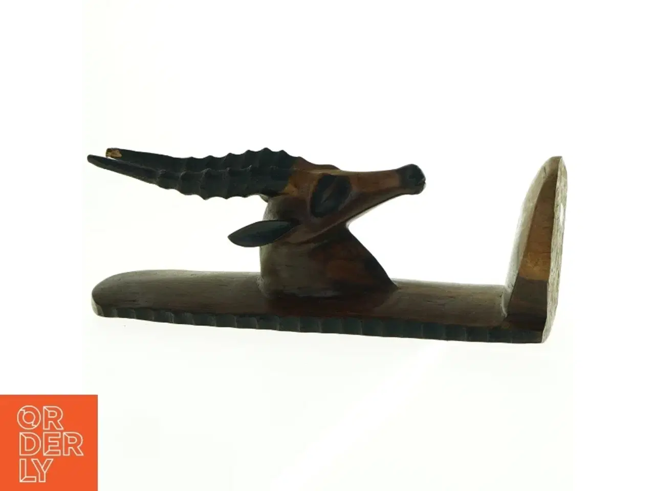 Billede 4 - Bogstøtte med antilope (str. 30 x 10 cm)