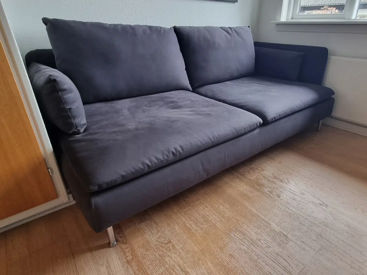 Billede 2 - Mørkegrå Ikea Söderhamn 3 personers sofa
