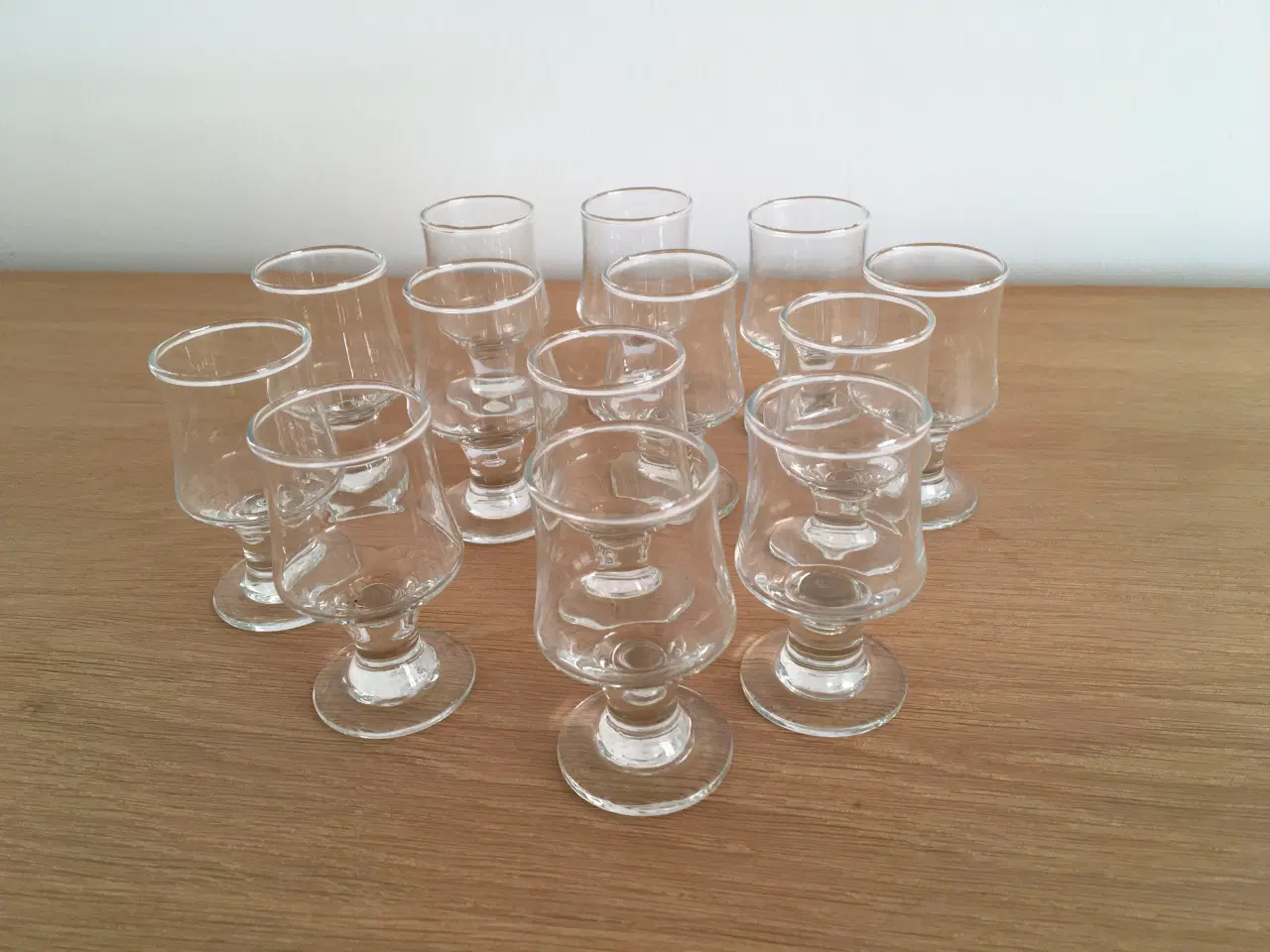 Billede 1 - 13 fine Hamlet shots/snaps glas på fod