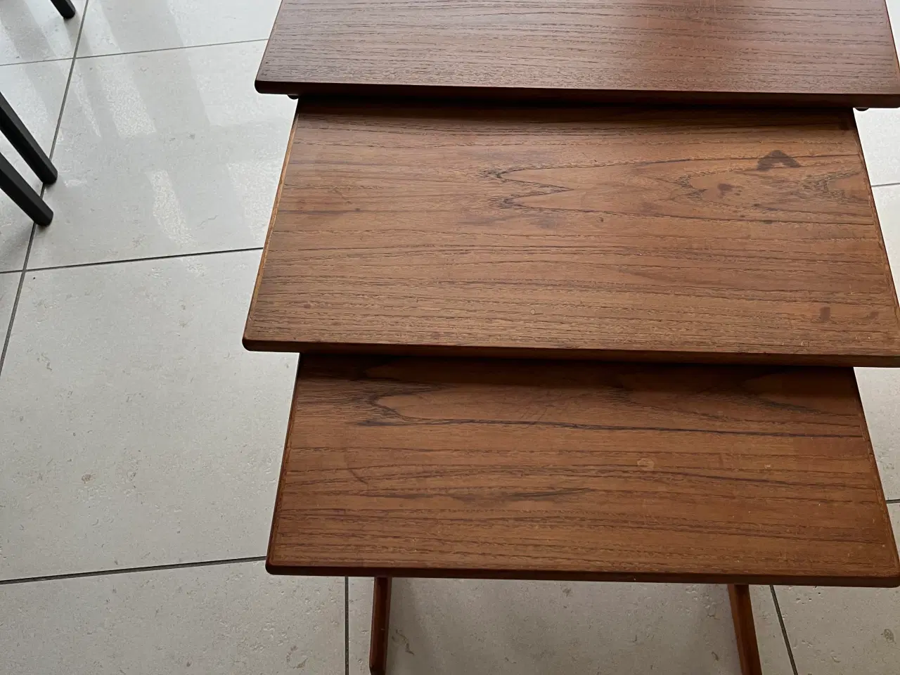 Billede 2 - Teak træs indskudt borde