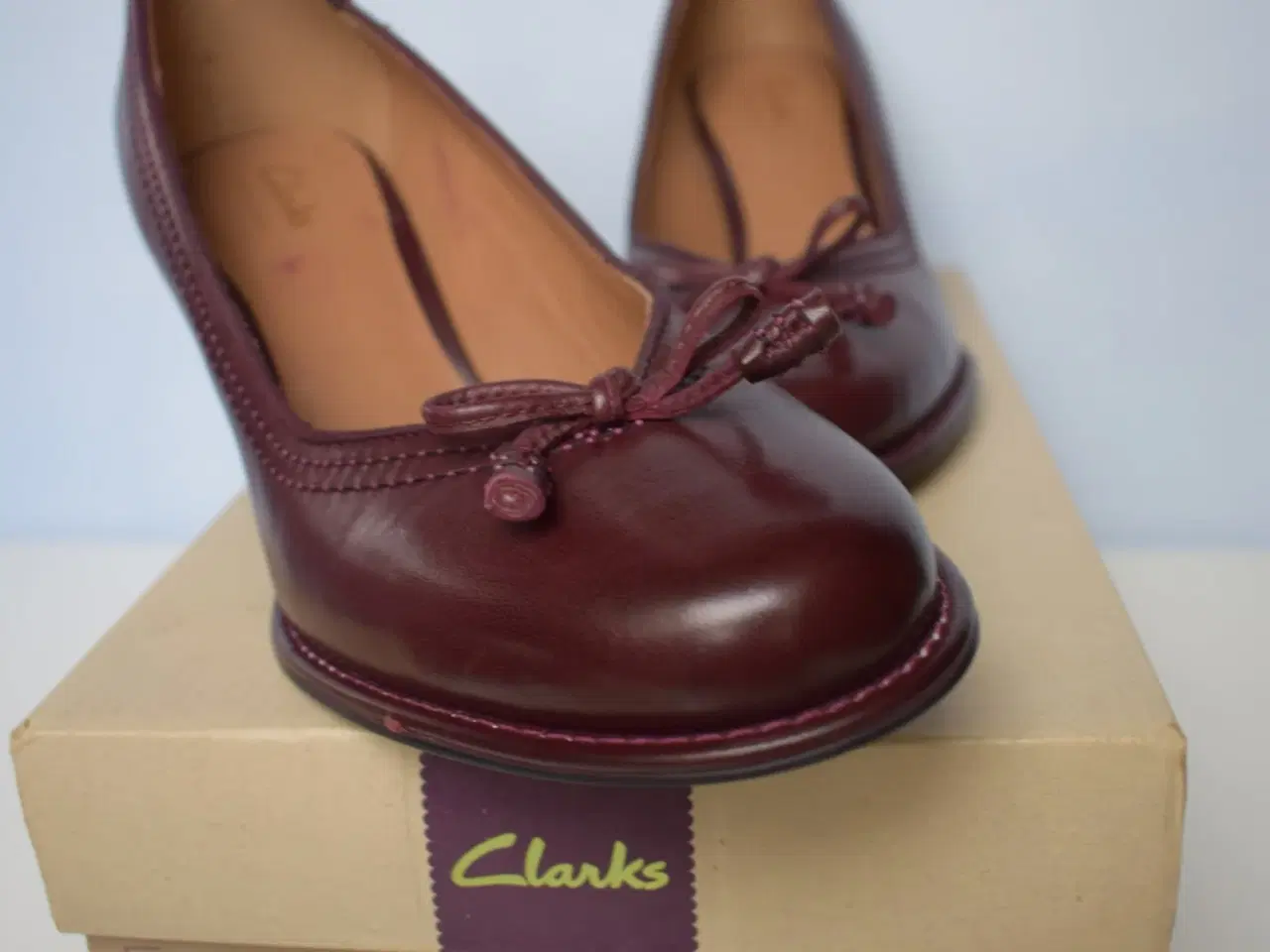 Billede 2 - Clarks Festsko str. 39 brun skind