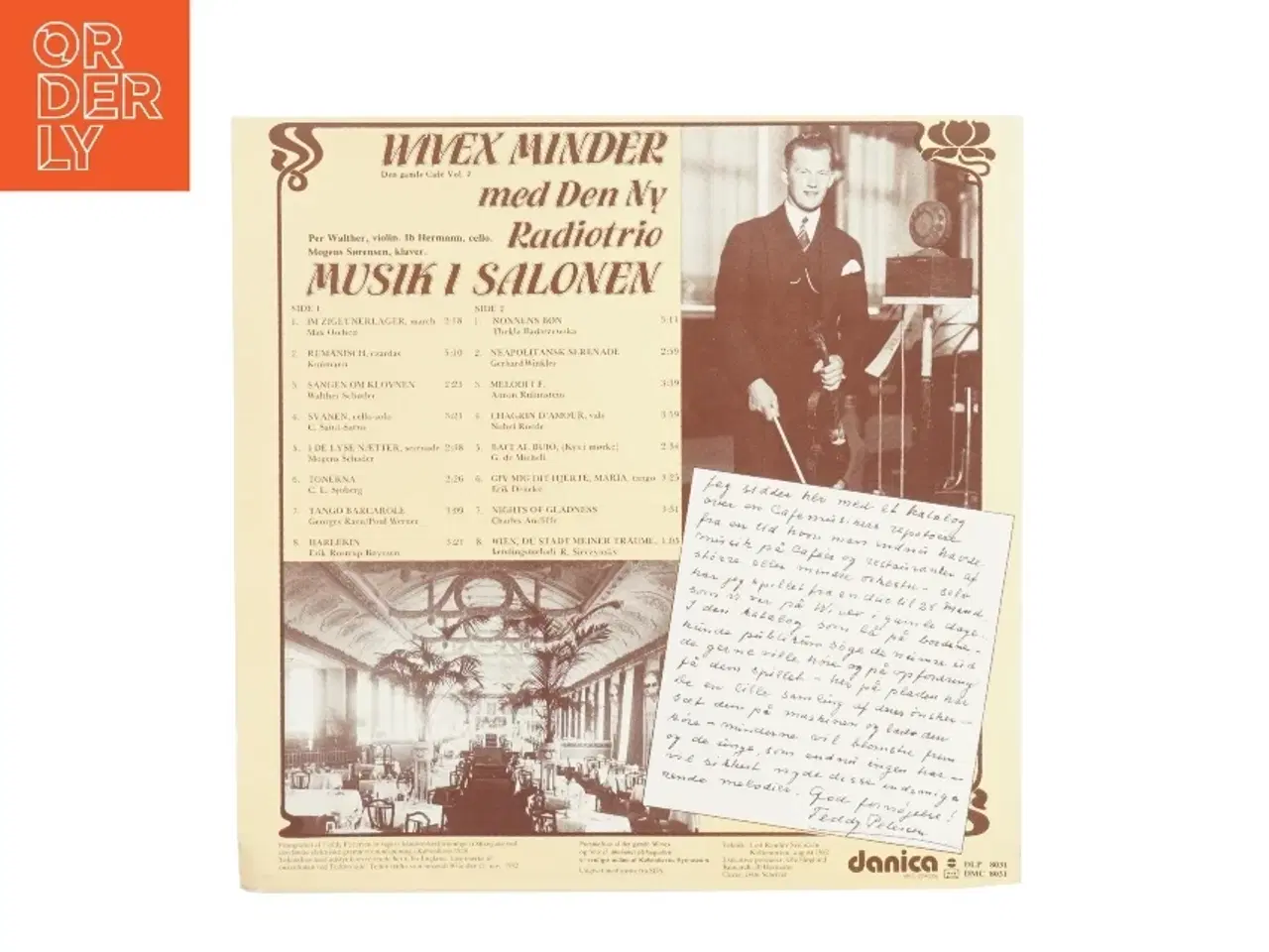 Billede 2 - Wivex Minder Musik i Salonen, Vinylplade