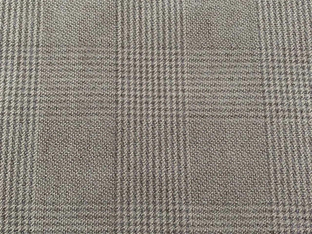 Billede 1 - Stof grå ternet mønster