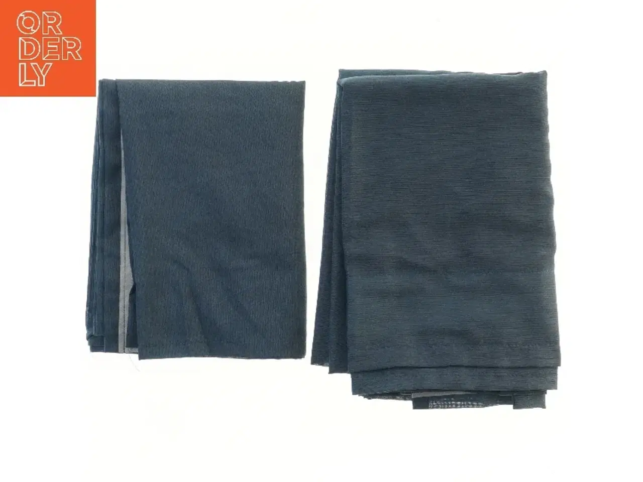 Billede 1 - Blå gardiner (str. 148x252 cm)