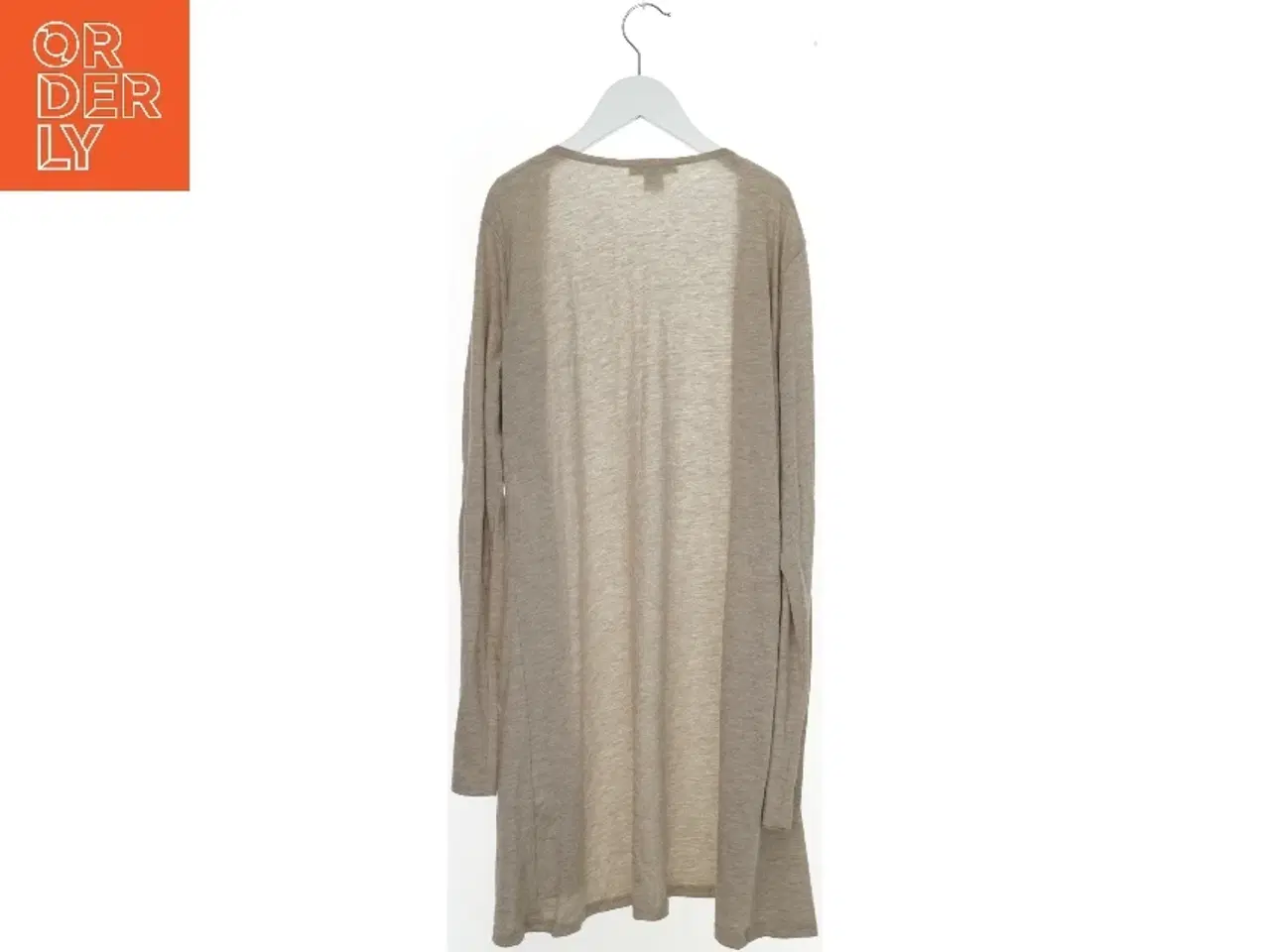Billede 2 - Lang beige cardigan fra Amisu (str. L)
