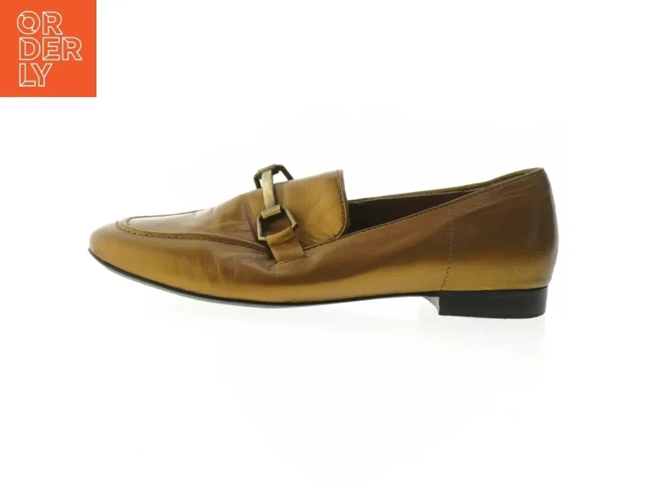 Billede 1 - Brune lædersko med spænder fra Another (str. 39 )