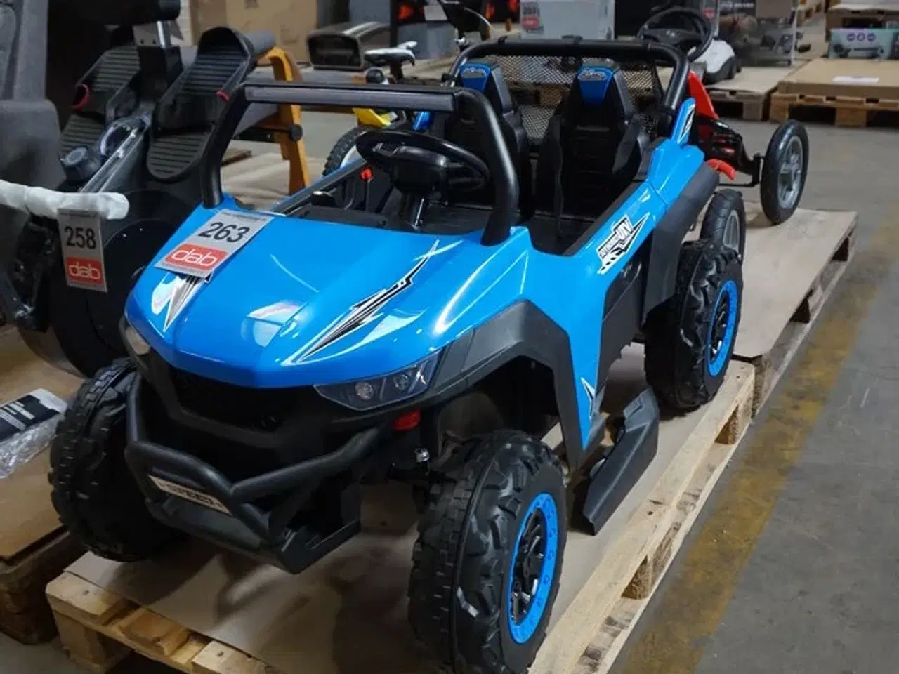 Billede 3 - Børne off-road Buggy El bil- blå