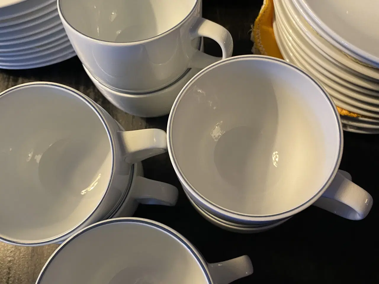 Billede 3 - Blå kant -royal copenhagen 