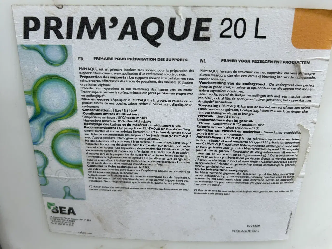 Billede 1 - Profesionelle prim Aque primer 20 l