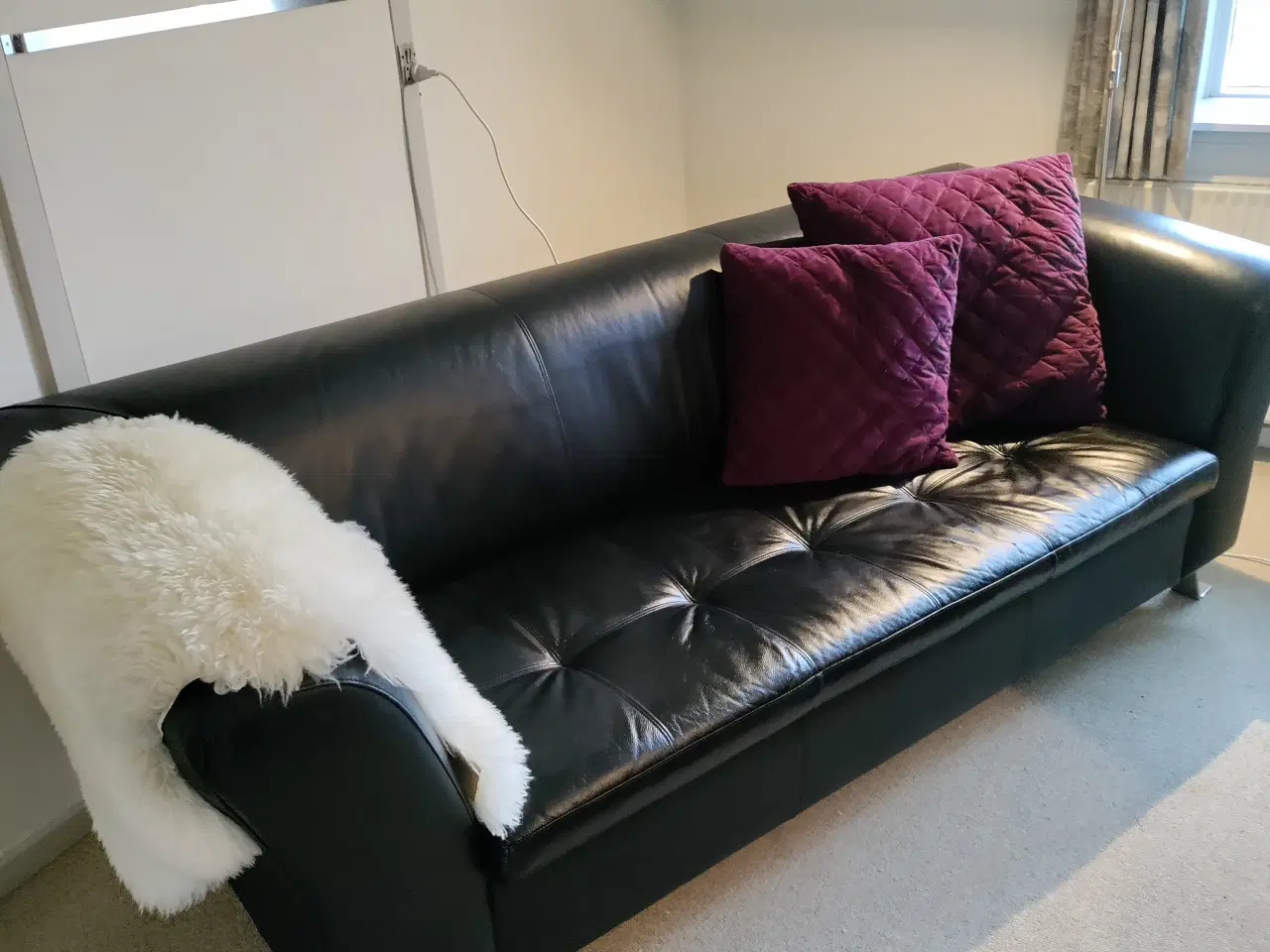 Billede 10 - Læder sofa 