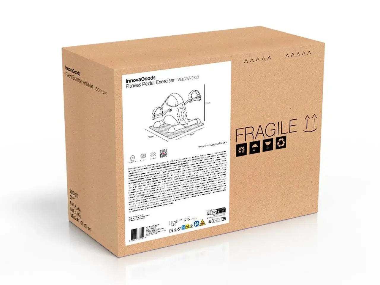 Billede 2 - Motionscykel med pedaler til arme og ben - Velora 2100 med måtte