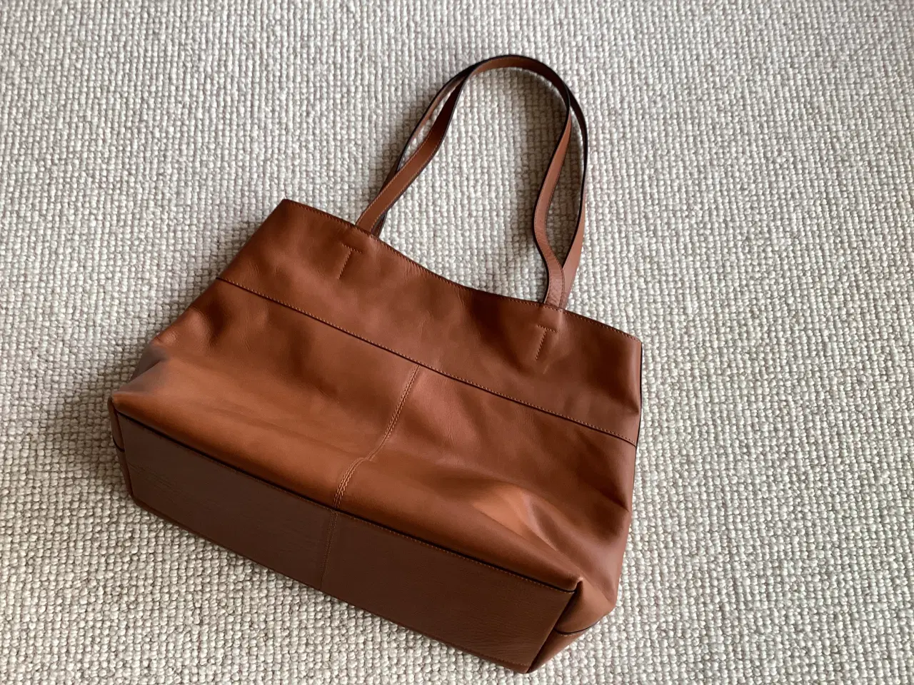 Billede 1 - Birkmond Meran - Stor shopper taske , brun læder