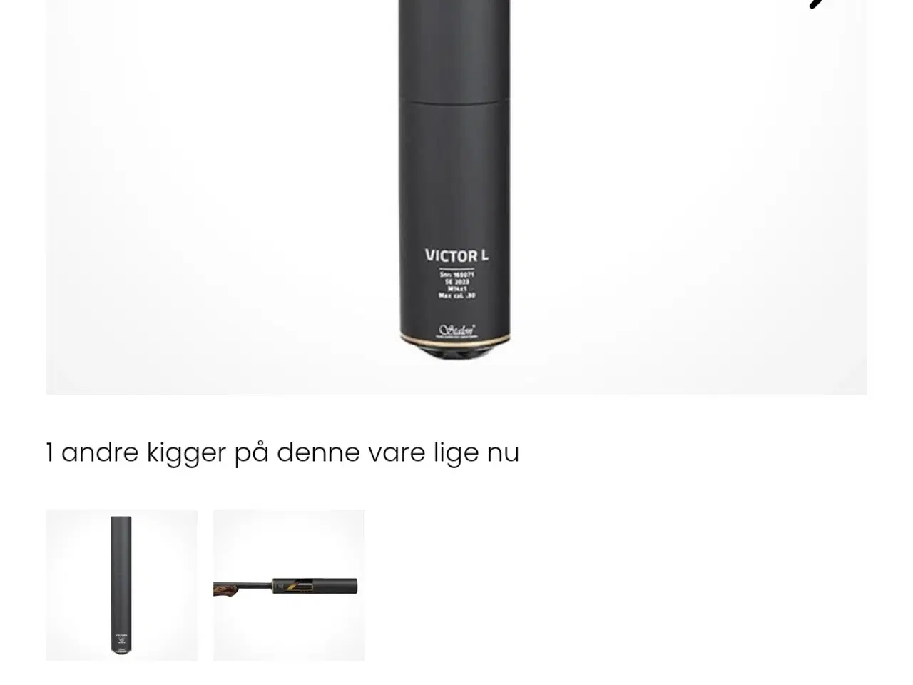 Billede 2 - Lyddæmper cal  30. 14x1  gevind 